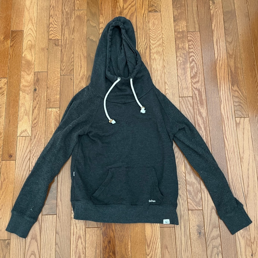 Dark Gray Hoodie Women Size M